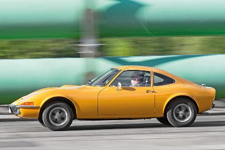 Opel GT, Seitenansicht
