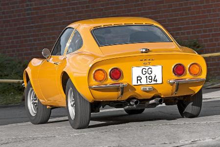 Opel GT, Heckansicht