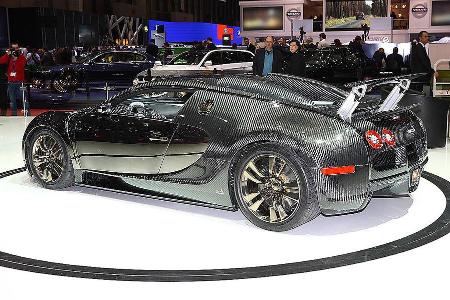 Premiere feierte der Bugatti Veyron Vincero auf dem Genfer Automobilsalon.