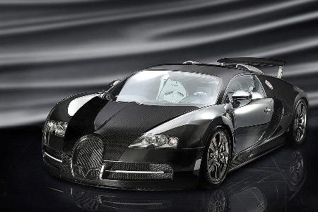 Bei Tuner Mansory erhält der Veyron edle Anbauteile.