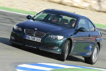 Den Abschluss, das Roll-out sozusagen, gebührte dem BMW-Alpina B3 Biturbo Coupé.