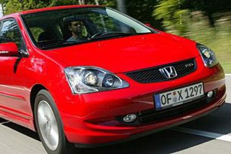 ... den Honda Civic noch etwas aufgefrischt.