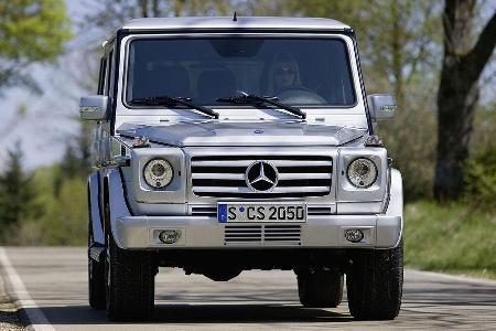 Bei Mercedes werden selbst Offroadfahrer breit gefächert bedient. Im G 320 CDI kann der Fahrer auf 224 Diesel-PS zurückgreif...