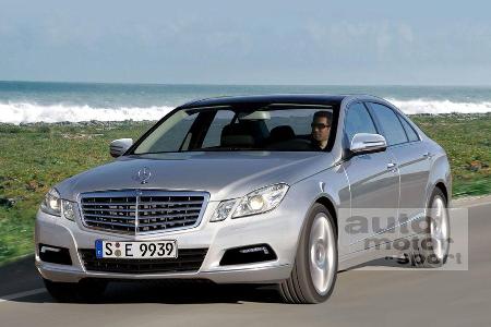 Platz drei und damit ein Platz auf dem Treppchen für die neue E-Klasse von Mercedes.