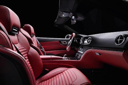 12/2011 Mercedes SL, Innenraum