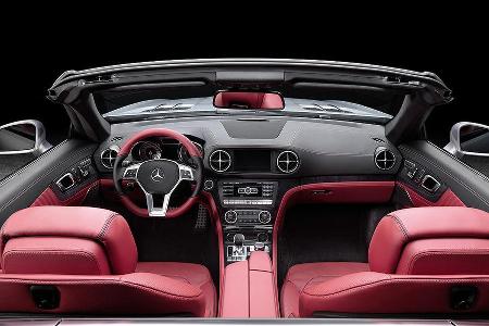 12/2011 Mercedes SL, Innenraum
