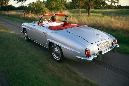 Mercedes 190 SL, Heckansicht