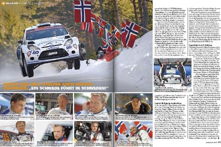 sport auto 04/15, Heftvorschau, Rallye-WM