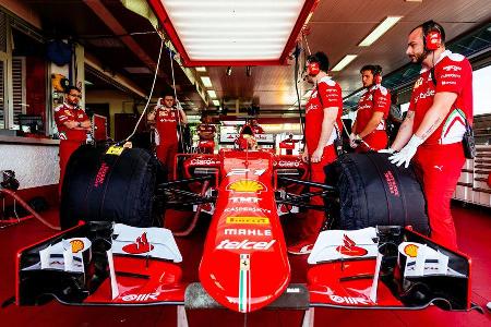 Esteban Gutierrez - Ferrari - Pirelli-Reifentest 2017