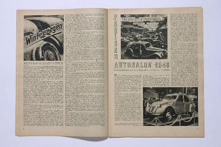 1948 erscheint der erste Artikel zum 2CV in auto motor und sport: 