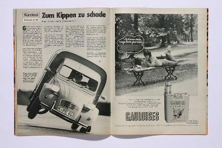 1977 ergründet Götz Leyrer die Neigung zur Kastenente, dem 2CV AK: 