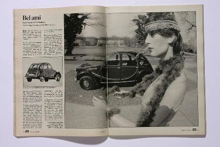 1981 hat die Charleston-Ente ihren Auftritt. Dazu gibt es Scheibenbremsen vorn. Klaus Westrup schreibt: 