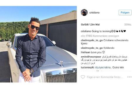 Autos der EM-Stars 2016, Fussballer-Autos, 06/2016