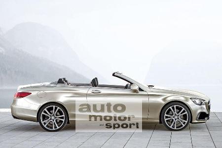 Mercedes E-Cabrio, Seitenansicht
