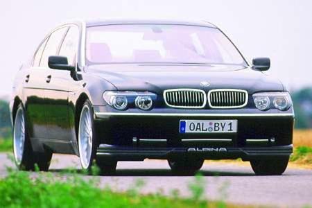 Alpina B7, Bauzeit von 2/2004 bis 9/2008, auf Basis BMW 745i/750i, 500 PS, 700 Nm, 300 km/h