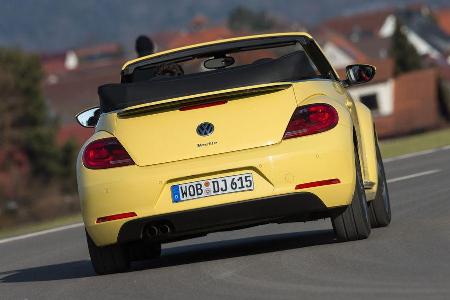 VW Beetle Cabrio 1.4 TSI, Heckansicht