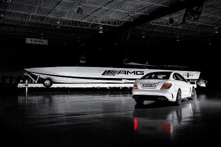 Mercedes C63 AMG Black Series Speedboot