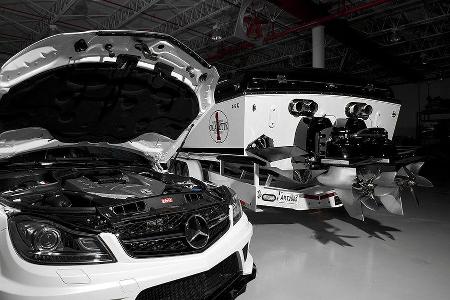 Mercedes C63 AMG Black Series Speedboot