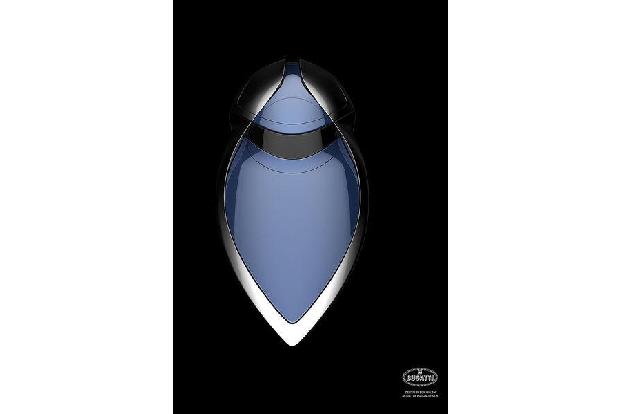 Bugatti Sang Bleu Yacht Concept, Yacht, Sportboot