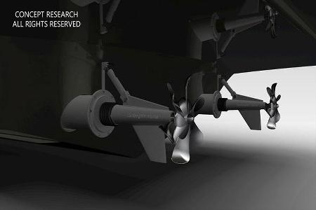 Mauro Lecchi Yacht Concept, Yacht, Sportboot