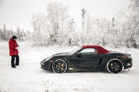Porsche Boxster 718 Wintererprobung