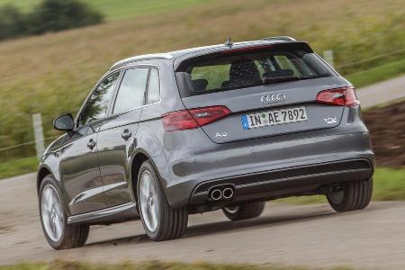 Audi A3 Sportback 1.4 TFSI COD, Heckansicht