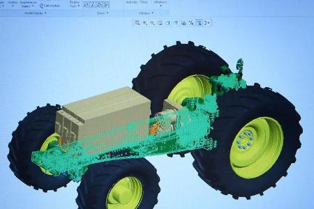 John Deere elektrischer Traktor