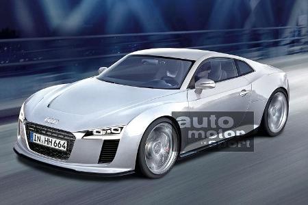 Audi, Neuheiten, R4, Seitenansicht