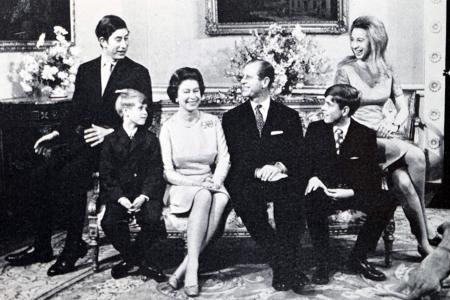 Photograph of Queen Elizabeth II 1926- and Prince Philip, T...