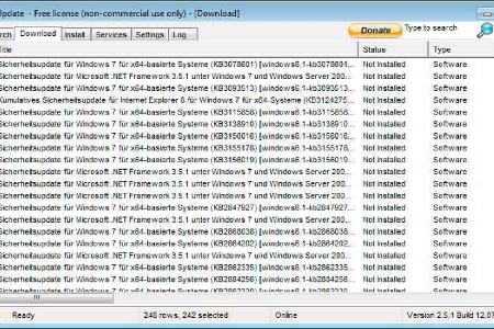 Das Tool Portable Update liefert ebenfalls eine Liste mit Update-Downloads.