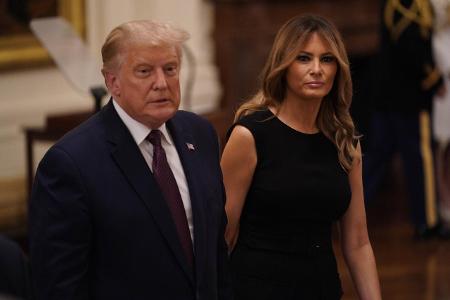 Trump Melania Corona positiv infiziert