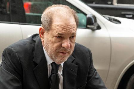 Harvey Weinstein bei seinem Prozess in New York