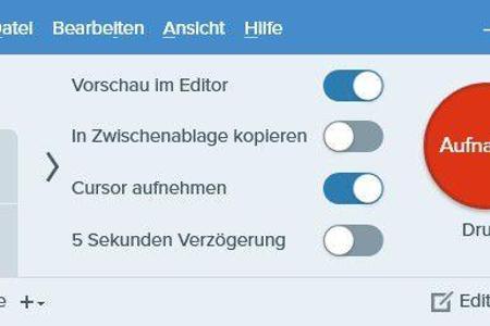 Snagit 2021 hilft bei der Aufnahme und Aufbereitung von Bildschirminhalten.