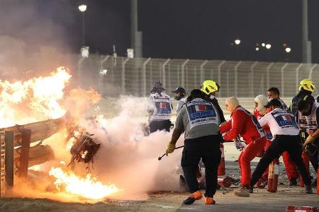 Romain Grosjean - Haas - GP Bahrain 2020 - Sakhir - Rennen