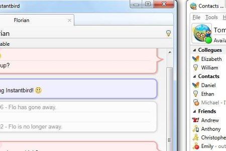 Instantbird - Durch Einbindung verschiedener Netzwerke wie AIM, Facebook, ICQ, Twitter und Yahoo ist das Chatten mit dem Ins...