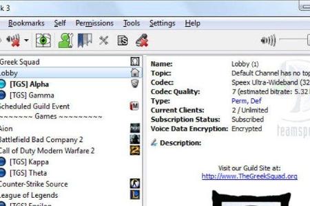 TeamSpeak Client - Die Kommunikations-Software TeamSpeak unterstützt alle Arten von internetbasierten Gesprächen wie beispie...