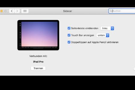 Sidecar funktioniert ab iPadOS 13 und macOS 10.15 Catalina mit den genannten Macs und iPads.