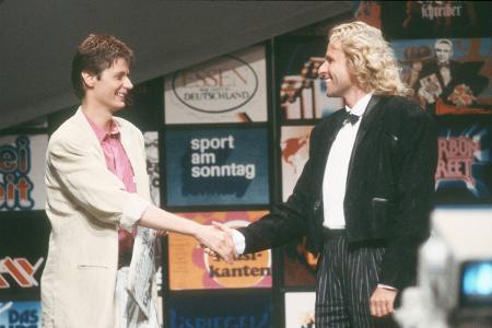 Günther Jauch mit Thomas Gottschalk