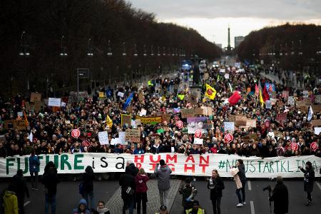 FridaysForFuture Climate Strike DEU, Deutschland, Germany, B...