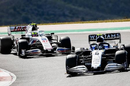 Latifi vs. Schumacher - Formel 1 - GP Portugal 2021
