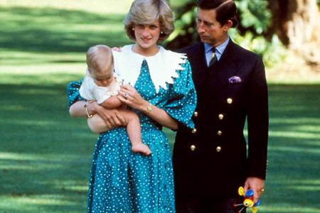 Hier zeigte sich Diana mit Prinz Charles nach der Geburt ihres ersten Sohnes William.