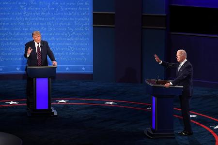 Joe Biden Donald Trump Wahl-Debatte