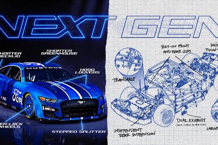 NASCAR Ford Mustang - Next Gen - 2022