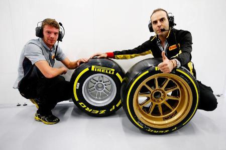 Lotus - Pirelli 18 Zoll - F1-Test Silverstone 2014