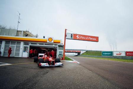 Sebastian Vettel - Ferrari-Test - Fiorano - 2014