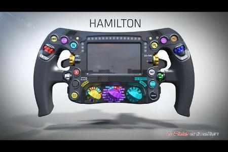 Mercedes Lenkrad 2014 - Lewis Hamilton - Piola F1