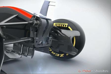 McLaren MP4-30 - Piola Animation - Formel 1 - 2015