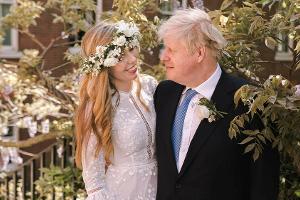 Boris und Carrie Johnson haben Ja gesagt: Brautkleid kostete 50 Euro