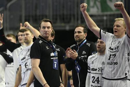 Handball: Flensburg patzt, Kiel an der Spitze