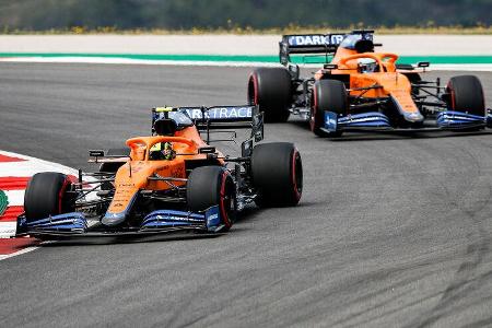 Lando Norris & Daniel Ricciardo - McLaren - GP Portugal 2021